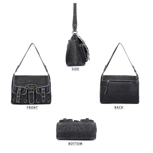 Image of Angel Kiss Purses and Handbags for Women,Vegan Leather Hobo Purses Crossbody Hobo Bag Tote Satchel Handbags