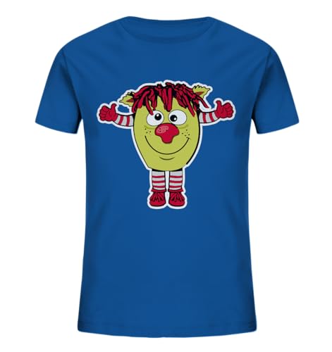 T-shirt bio pour enfant bleu marine ZAPPELTIER taille 98 cm pour garçon et fille