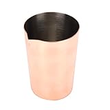RASTKY Taza de Cóctel de Acero Inoxidable 304, Elegante Taza Mezcladora para Bar, Fiesta, Herramienta de Barman, Adecuada para Whisky, Martinis y Más, Capacidad de 500 Ml, Plateada para Barman (Oro