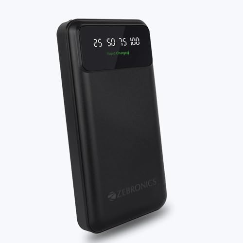 Image of ZEBRONICS Zeb-MB20000R5 Dual USB Output Rapid Charge LED Percentage Display Mobile /Tablet Compatible