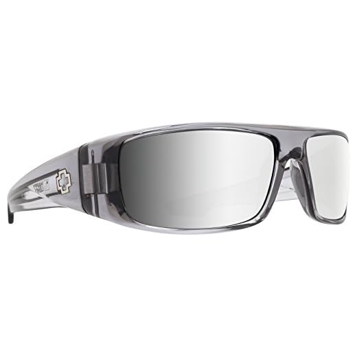 Spy Logan Gafas, Clear Smoke, Talla única Unisex Adulto