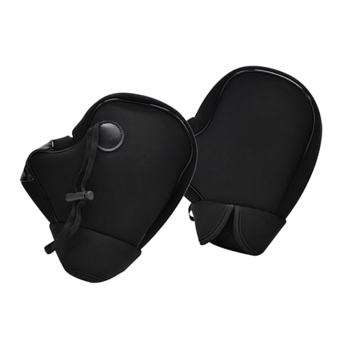 Manoplas de moto resistentes al viento impermeables cubiertas manillar invierno