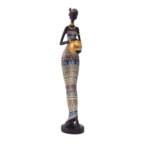 Sculptures africaines et statues tribales pour femmes en résine d'art