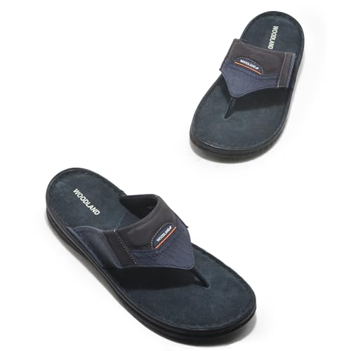 Image of Woodland Men's Leather Slippers