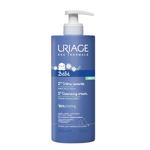 Uriage Baby Body Wash & Scalp With Organic Edelweiss & Shea Butte...