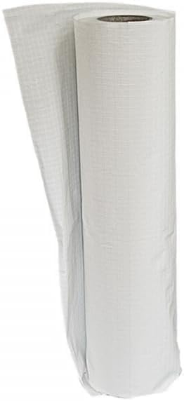 VBS - Dura Skrim String Reinforced White Plastic Sheeting - 6 Mil - Reinforced Poly Film Tear Resistant Weatherproof Vapor Barrier Polyethylene Roll for Construction (6 x 20) VBSDS6
