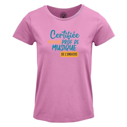 T-Shirt Femme Instrument de Musique - Ne Cherchez Plus Quoi Porter pour Enseigner le Rock