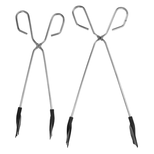 CHILDWEET 2pcs Garbage Pick-up Clip Grabber Pickup Sticks Metal Garbage Clamp Garbage Clamps Garbage Picking Tool Garbage Clamp Garbage Tongs Long Trash Picker Trash Pick Clips Nylon
