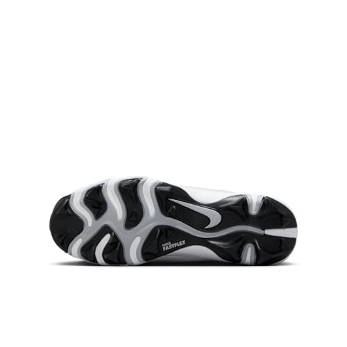 Nike Vapor Shark 3 Big Kids' Football Cleats (White/Wolf Grey/Black/Metallic Silver)4