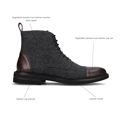 Image of TAFT Jack Boot Handcrafted Leather and Wool Men's Dress Boot