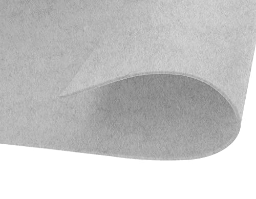 White Acrylic Felt Sheets 30 x 45 cm x 2 mm. 220 g/m2 10u