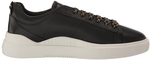 Image of Hugo Mens Cupsole Leather Lace Up Sneaker