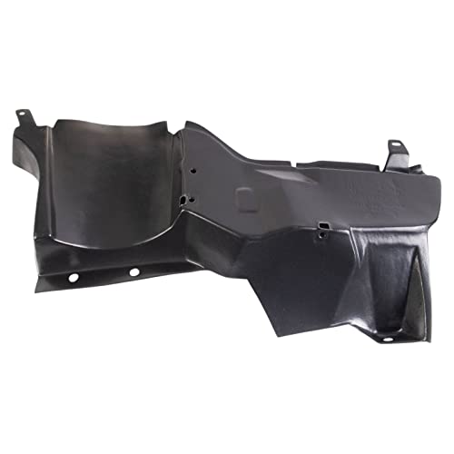 Image of TRQ Front Right Fender Splash Shield Black Passenger Side Compatible with 2006-2011 Chevrolet HHR GM1251132