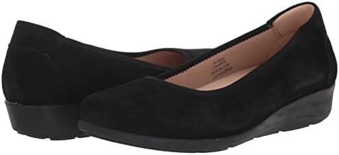 Propét Men's Yara Ballet Flat, Black Suede, 10 Wide US | Image 6