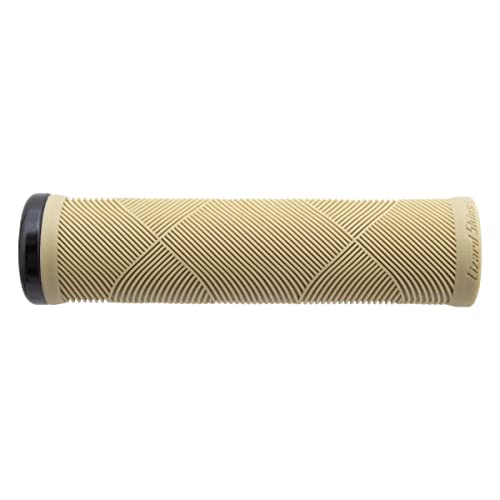 Grips Lizard Lock-On Strata Sgl Clamp Tan/Bk Lizard Skins #TOP6