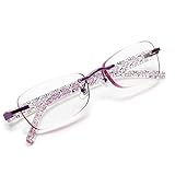 ★Gafas de lectura sin montura de estilo clásico, el diseño elegante puede hacerte lucir más profesional y a la moda en el trabajo o en la vida.