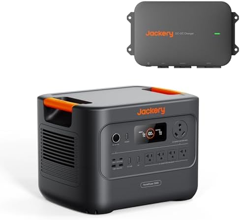Jackery HomePower 3000 Portable Power Station with DC-DC Alternat...