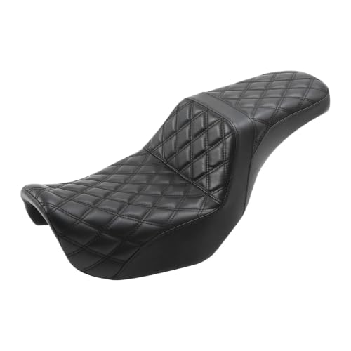 Asiento de motocicleta acabado premium para Dyna Super Glide Custom FLD 5