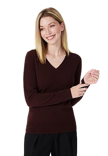Image of Style Republic Women's 100% Pure Cashmere V-Neck Pullover Sweater