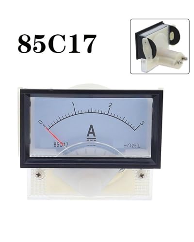 Medidor de corriente analógico de panel CC 50A 85C17 para monitorización y prueba de circuitos 2