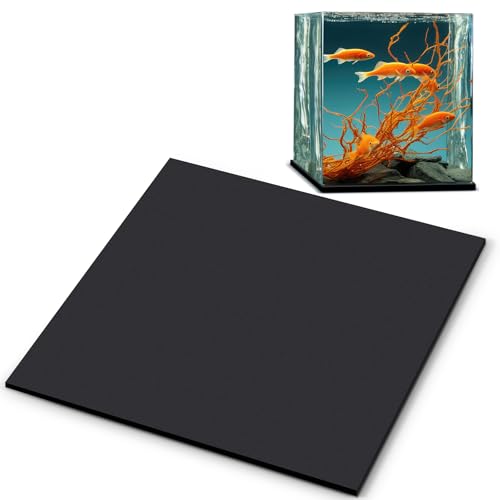 Pangda 1 Pcs 12 x 12 Inch Aquarium Fish Self Leveling Mat for Under Tank 5mm Thick Foam Compressible...