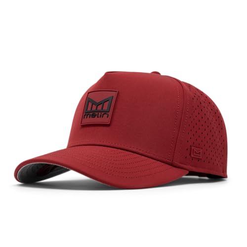Image of melin Odysea Stacked Hydro, Snapback Hats, Water-Resistant Baseball Caps for Men & Women, Golf, Running, or Workout Hat