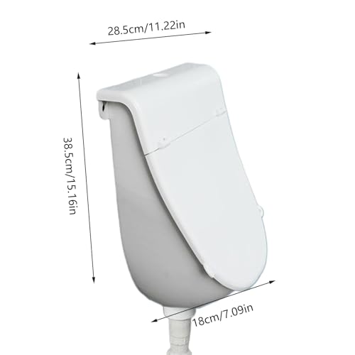 Separador de orinal de pared con tapa elimina olores en espacios pequenos 3