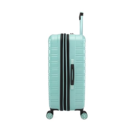 PLBSE Hard-sided 28 "checked Luggage With Wheeled Suitcase (Color : Rose gold)4