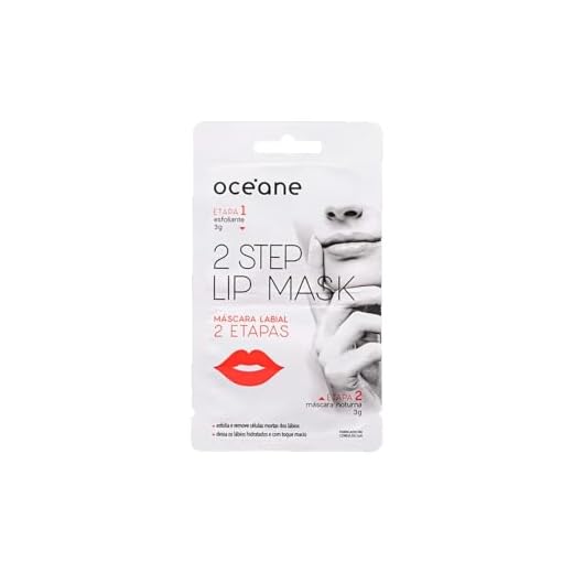 Máscara Labial 2 etapas, 2 Step Lip Mask, Océane, Océane, Branco