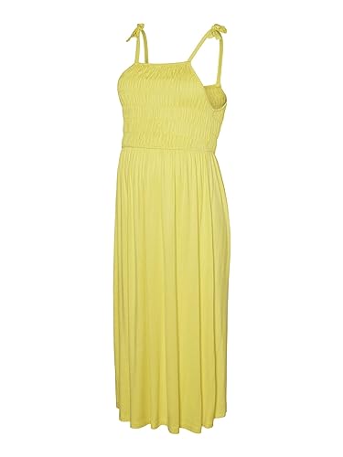 MAMALICIOUS Mlelettra SL Jrs UK Dress Vestido de Maternidad, Amarillo Vibrante, M para Mujer