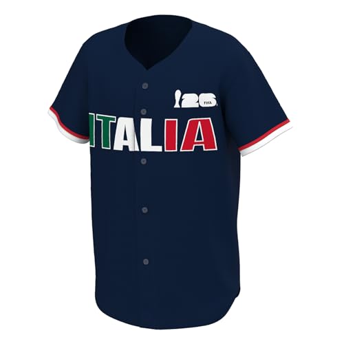 Image of Outerstuff FIFA World Cup 2026 Mens Short Sleeve Button Front Baseball Jersey