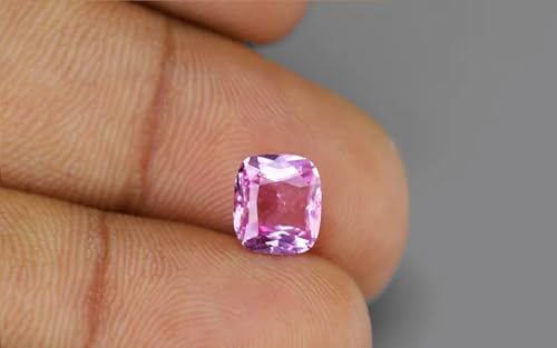 Zafiro rosa gulabi pukhraj natural de 10,25 quilates cojín sin tratar 3