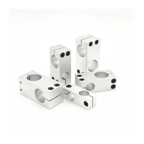 Abrazadera cruzada de eje óptico con doble tornillo y conector de aluminio de 28x28 mm 3
