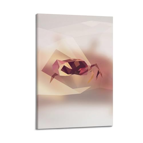 LAYUE Poster de constellations d'art géométrique - Impression sur toile - Décoration murale moderne pour chambre à coucher - 60 x 90 cm