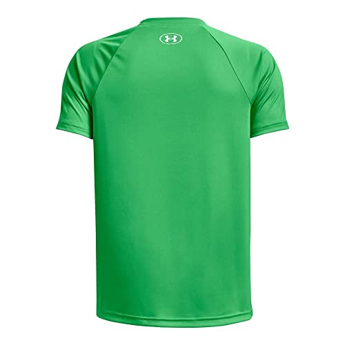 Image of Under Armour Boys' Tech Hybrid Printed Fill Short-Sleeve T-Shirt