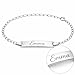 Babyarmband Edelstahl mit Gravur – personalisiertes Armband mit Namen – Taufarmband für Jungen & Mädchen – Geschenk zur Taufe, Geburt & Kommunion