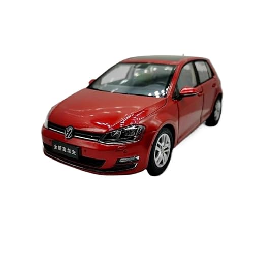 Modelos A Escala 1 18 para Volkswagen Golf MK7 2014 Simulación De Colección De Coches Fundidos A Presión Mini Colección De Coches Decoración del Hogar(A)