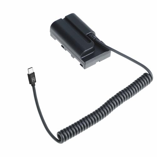 Image of NP-F550 Dummy Battery with USB Type-C Power Adapter - Continuous Power Supply for Sony NP-F550 Devices (Monitor, LED Light, Camera, and Video Accessories)