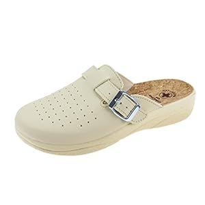 APREGGIO Damesslippers – schoenwerk voor dames – clogs hoge hak schoenen – pantoletten – beige