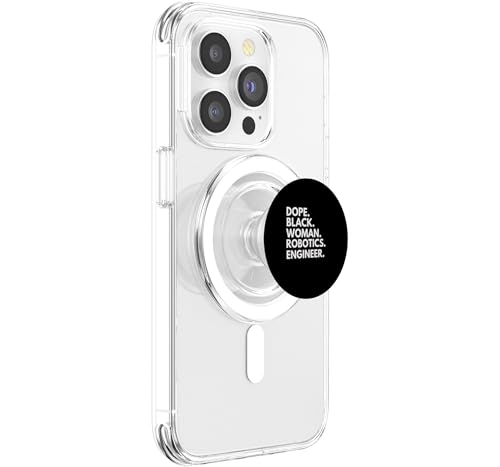 PopSockets MagSafe orgullo afroamericano de mujer en robótica 4