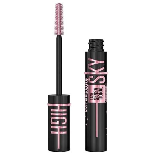 Maybelline New York, Máscara de Pestañas Lash Sensational Sky High Cosmic, Longitud sin Límites y Volumen Redefinido, Pigmentos Ultranegros