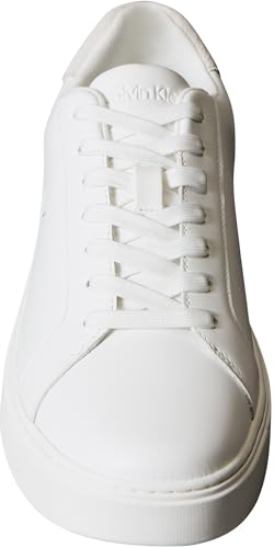 Calvin Klein Herren Cupsole Sneaker Classic Laceup aus Leder, Weiß (Triple Bright White), 47 – Ansicht 5
