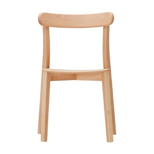 Coccole C296 1脚 ダイニングチェア 天然木 ビーチ材 無垢 木製 完成品 座面高43 軽量 背もたれ 北欧風 肘なし ナチュラル リビング用