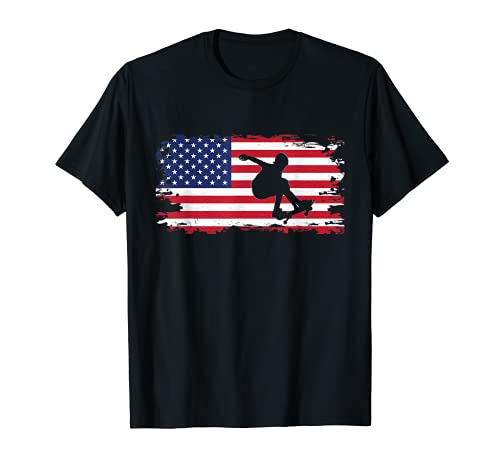 American Skateboarder Skateboarding T-Shirt