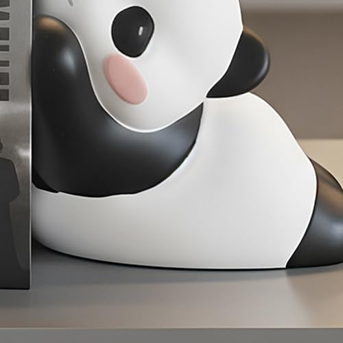 Soporte de resina para libros de panda extremos decorativos mesa 7