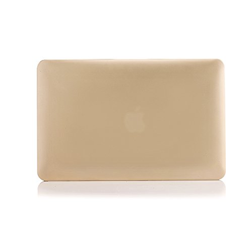 Ruban Case Compatible With Macbook Air 13 Inch (Models: A1369 & A1466, Older Version 2010-2017 Release), Slim Snap On Hard Shell Protective Cover,Gold #TOP2