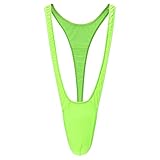 FreeNFond Christmas Gag Gift Mankini Men Thong Underwear for White Elephant Exchange Gifts Valentine's