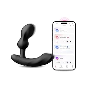 LOVENSE Edge 2 Prostate Massager Vibrating Butt Plug,...