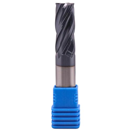 Image of 1 /2 inch 4 Flute Solid Carbide End Mill, 0.015 inch Corner Radius, AlTiN Coated | Variable Helix, 1 /2 inch Cutting Diameter, 1 /2 inch Shank Diameter, 1-1 /4 inch Length of Cut, 3 inch Overall Length