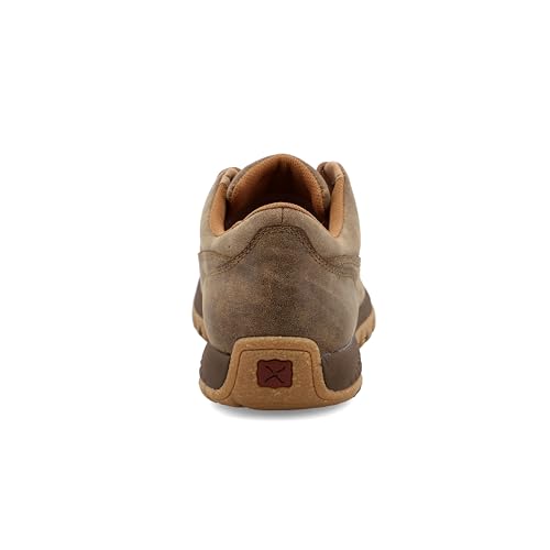 Twisted X Men's Boat Shoe Driving Moc, Moc Toe with CellStretch3